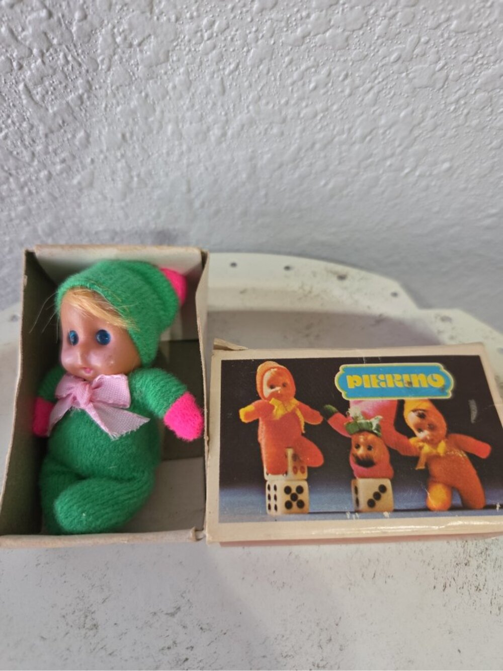 Vintage Pierino Matchbox Mini Doll
